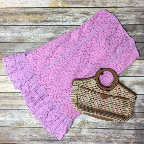 Lilly Pulitzer Pink Lace Dress - Picture 1 of 5